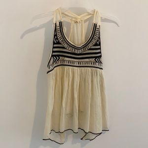 Hollister beautiful sequin detailing tank top.